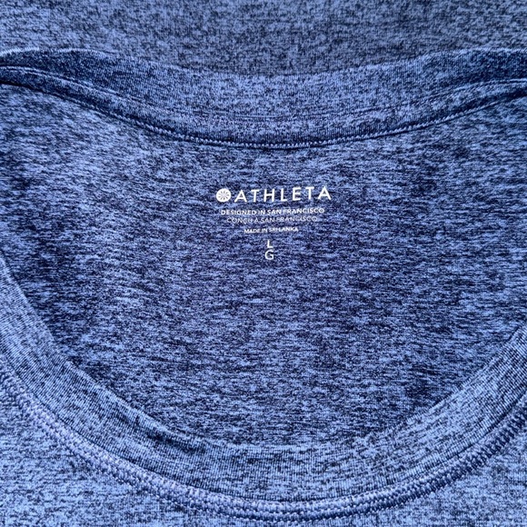 Athleta Heather Blue Uptempo Tank NWOT - Picture 5 of 6